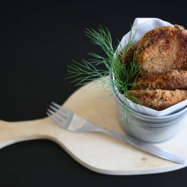 Karbanátky z pórku a bílých fazolí v tomatu