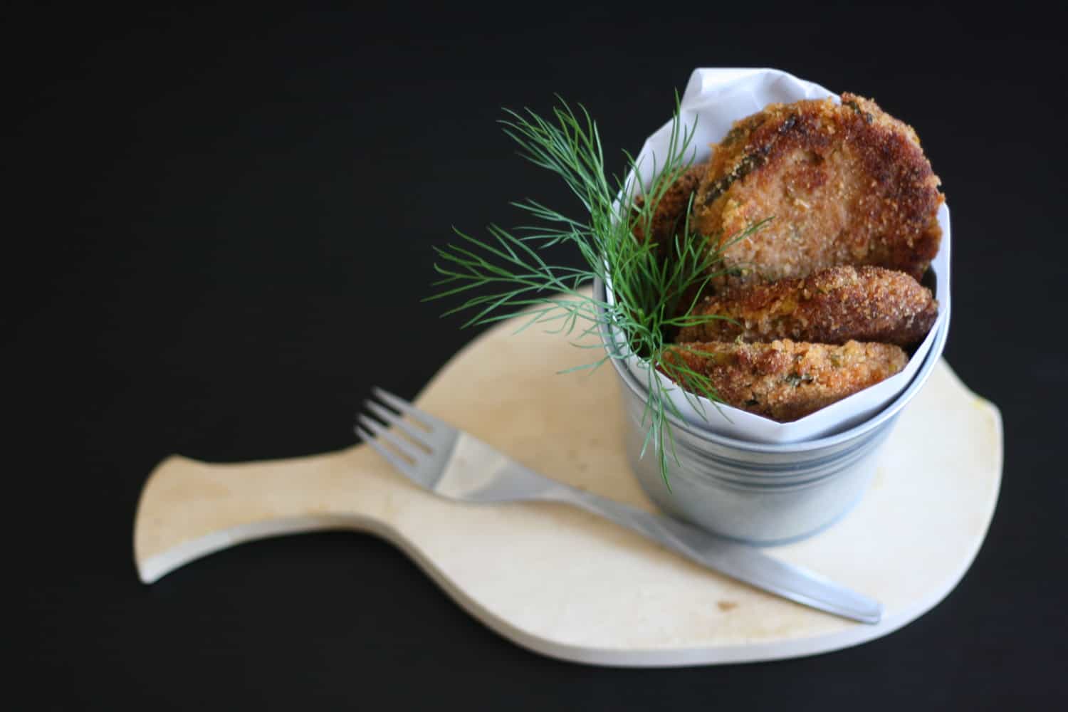 Karbanátky z pórku a bílých fazolí v tomatu