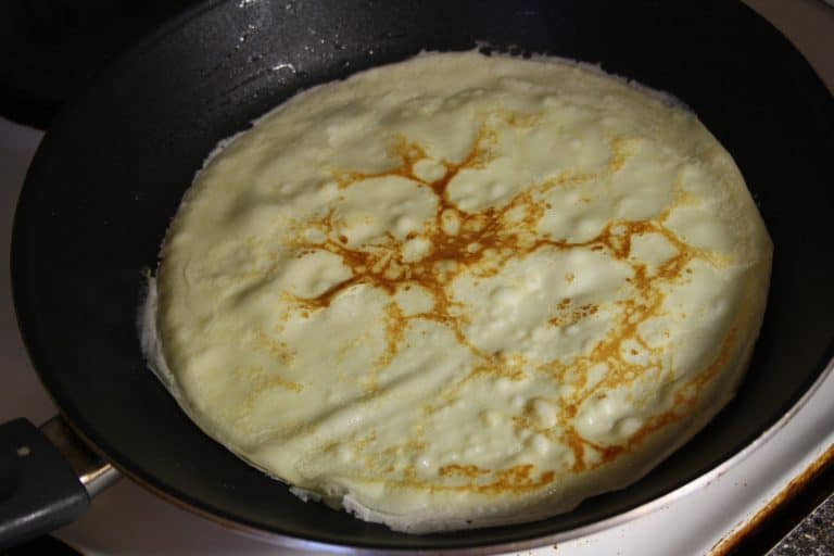 Palačinky se špenátem a se žampiony