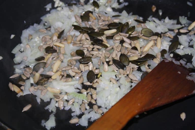 Palačinky se špenátem a se žampiony