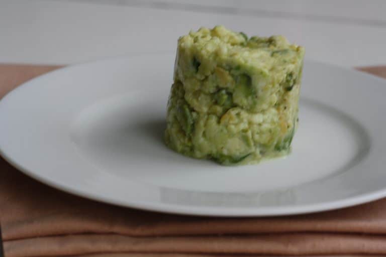 Šťouchané brambory s avokádem