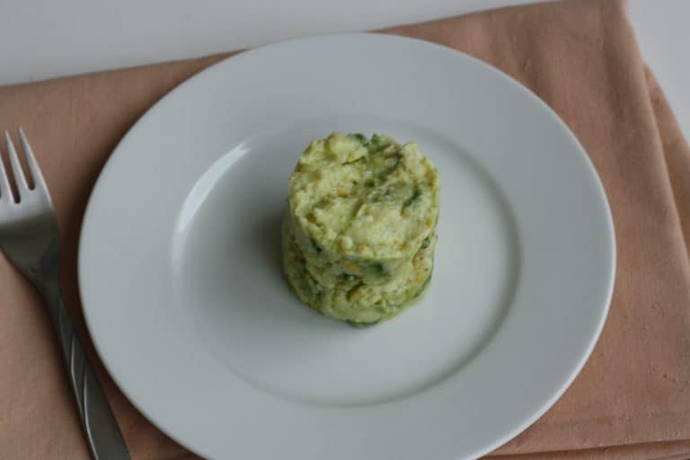 Šťouchané brambory s avokádem