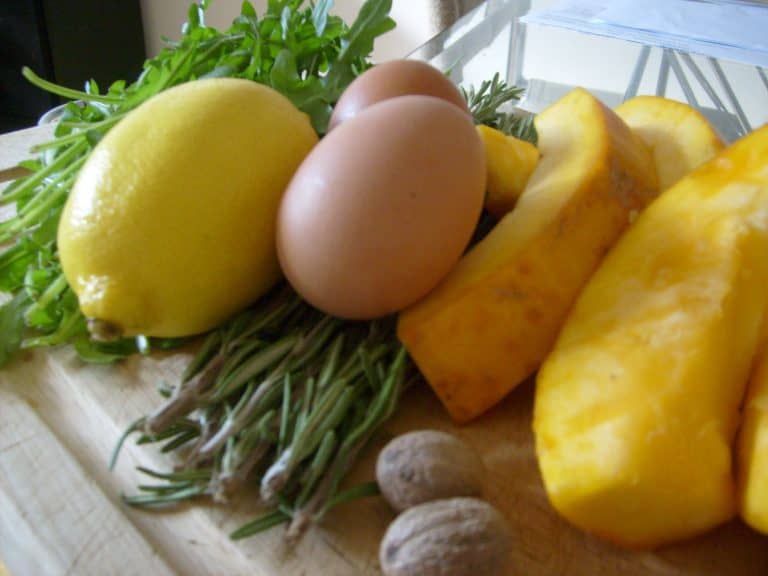 Dýňové gnocchi s rozmarýnem a rukolou