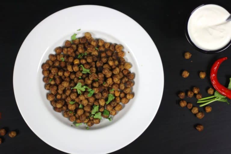 Pečená cizrna v kořeněné krustičce