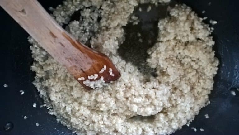 Rizoto s karamelizovanou cibulkou