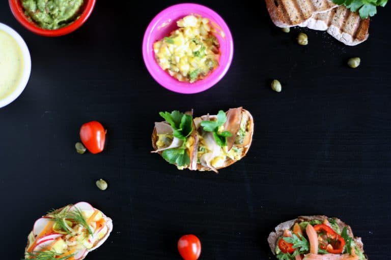 Chlebíček s parmskou šunkou