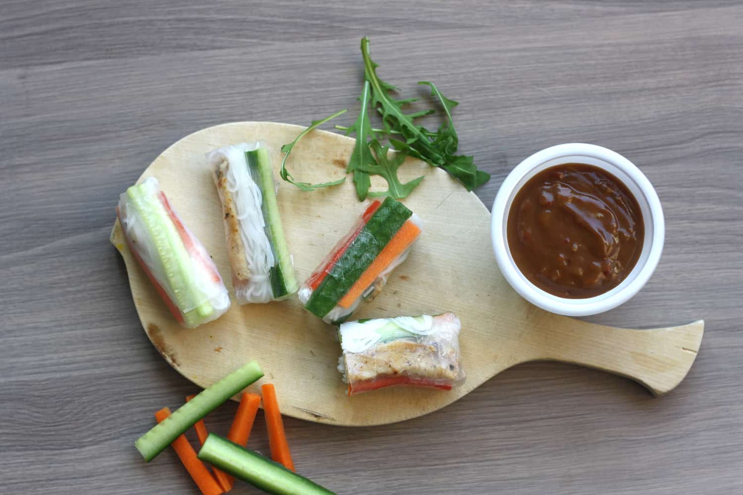 Burákový dip  z arašídového másla