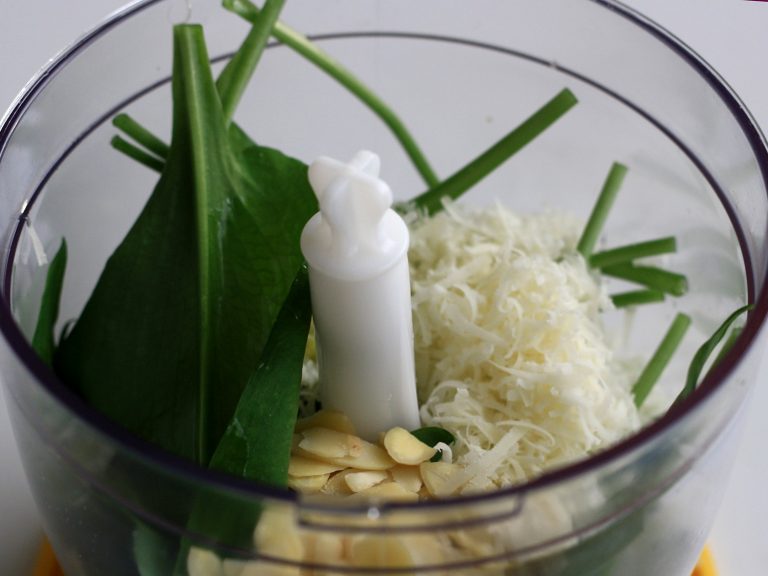 Pesto z medvědího česneku s mandlemi