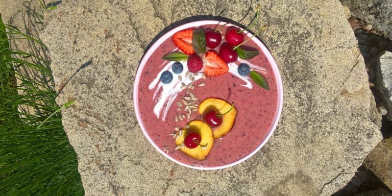 Ovocná smoothie bowl s jogurtem