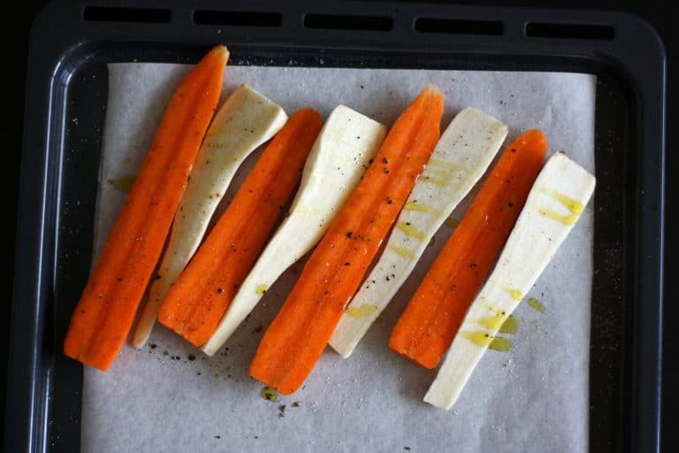 Pyré z pečené mrkve a petržele s pomerančem - postup - krok 2