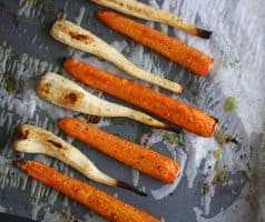 Pyré z pečené mrkve a petržele s pomerančem - postup - krok 3