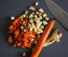 Pyré z pečené mrkve a petržele s pomerančem - postup - krok 4