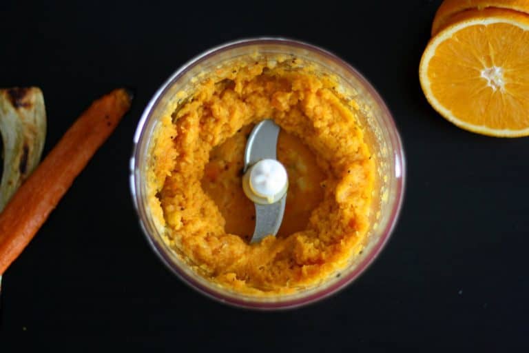 Pyré z pečené mrkve a petržele s pomerančem - postup - krok 6