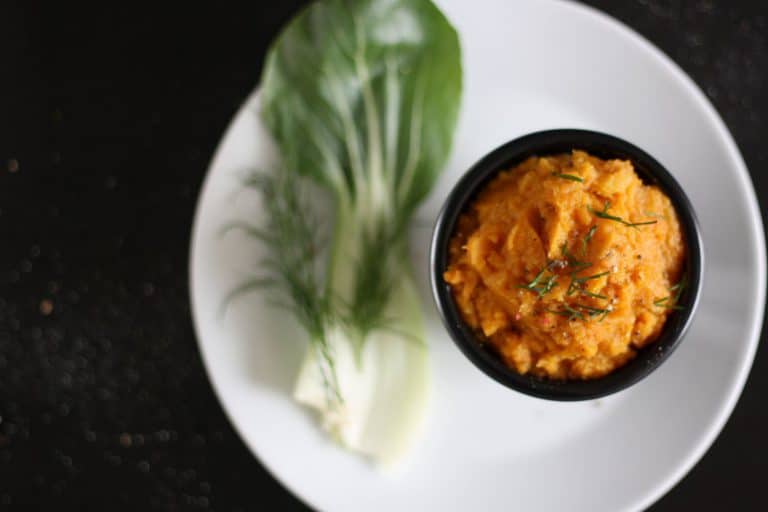 Pyré z pečené mrkve a petržele s pomerančem - postup - krok 8