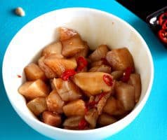 Smažené thajské nudle Pad Thai s kuřecím masem - postup - krok 5