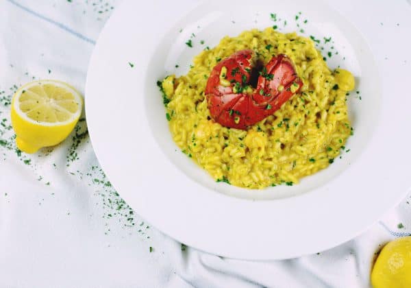 Šafránové risotto milanese