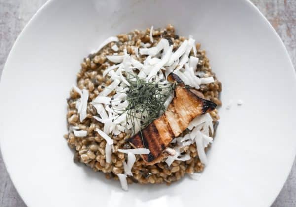 Krupoto - kroupové rizoto s houbami