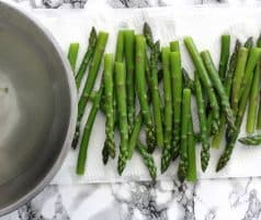 Jak blanšírovat zelený chřest