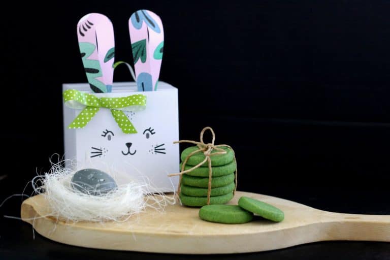 Velikonoční matcha a vanilkové sušenky