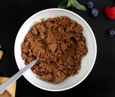 Nepečené zmrzlinové košíčky z másla a sušenek