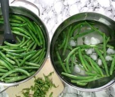 Jak blanšírovat zelené fazolky