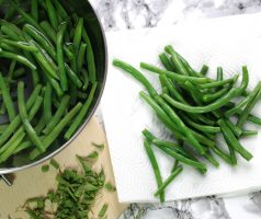 Jak blanšírovat zelené fazolky