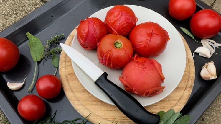 Jak oloupat rajčata