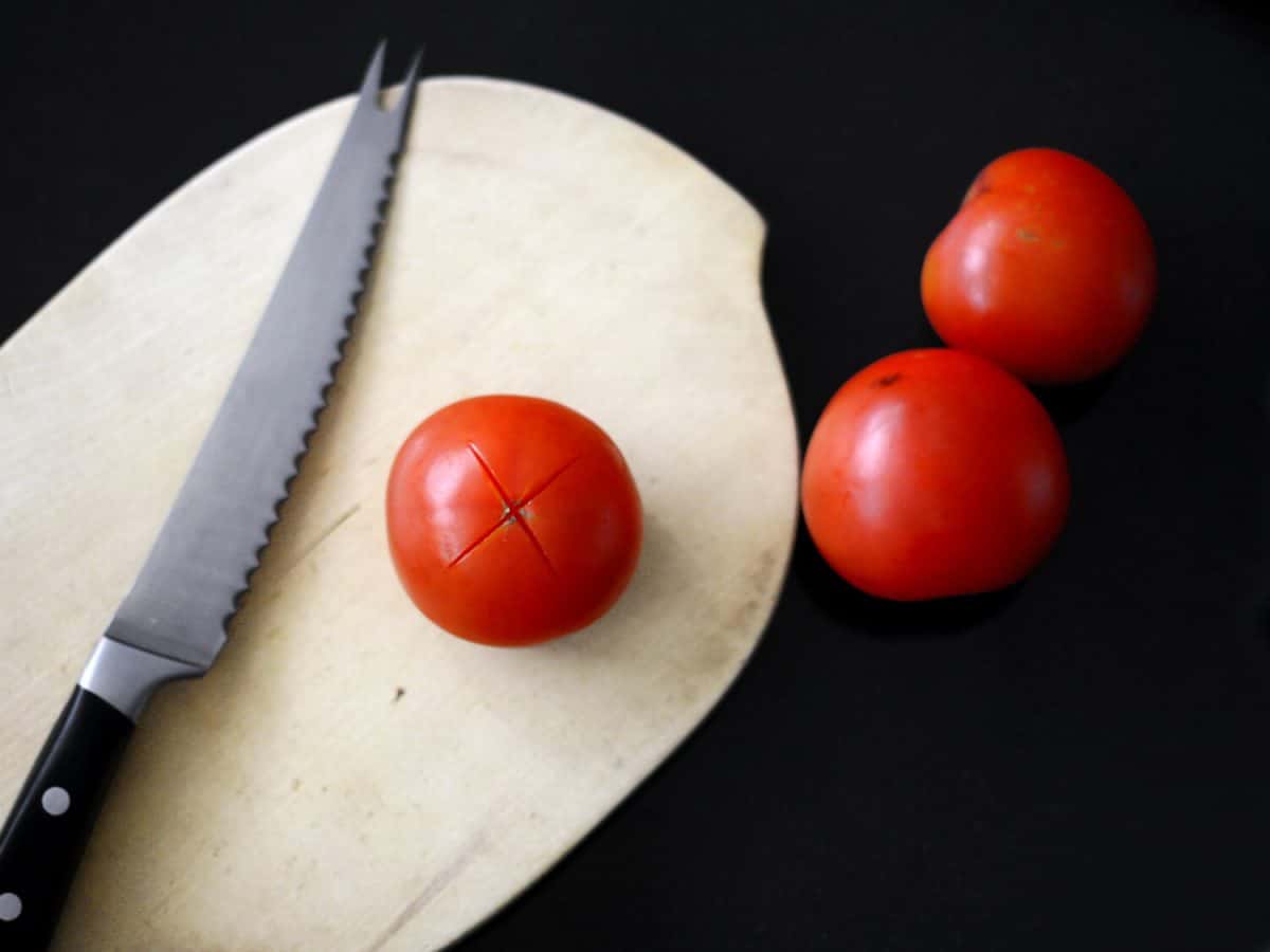 Jak oloupat rajčata