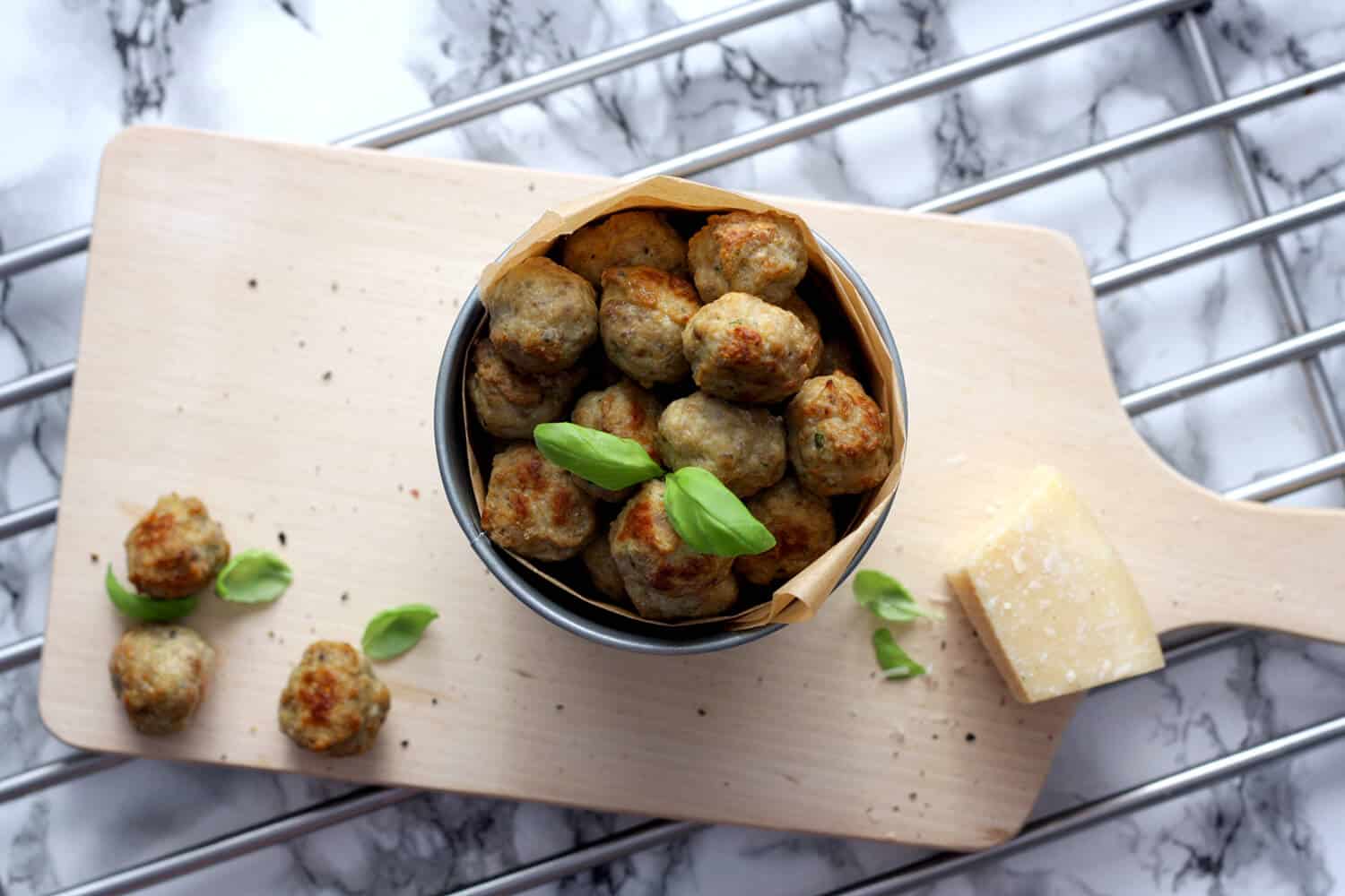 Masové kuličky s ricottou a parmazánem