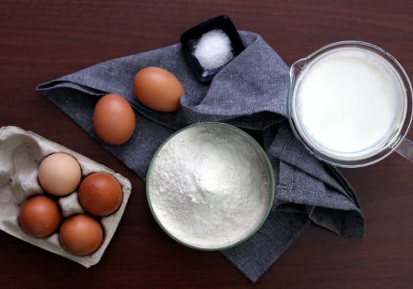 Suroviny na těsto