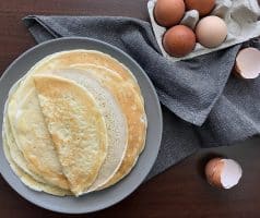 Slané palačinky se žampiony a římským kmínem