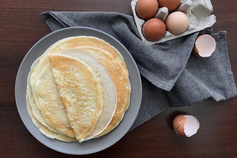 Slané palačinky se žampiony a římským kmínem