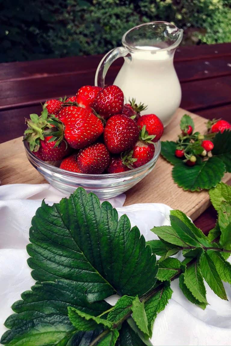 Našlehaný jahodový mléčný koktejl