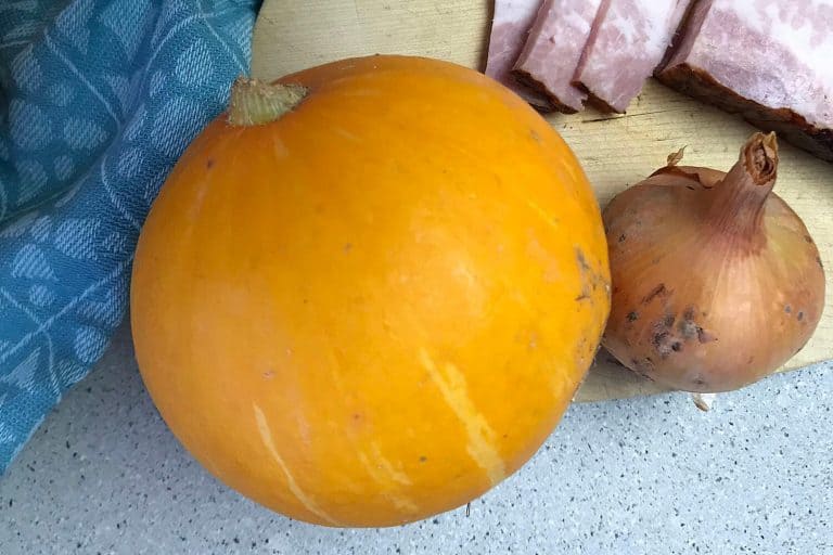 Dýňové rizoto se slaninou a portským vínem