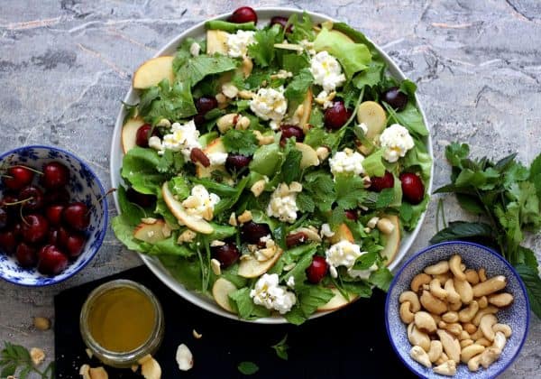 Salát s třešněmi